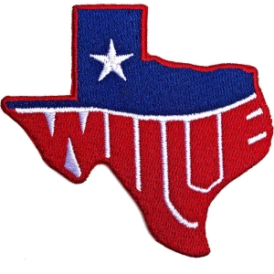 Willie Nelson - Texas Woven Patch in the group MERCHANDISE / Merch / Country at Bengans Skivbutik AB (5538617)