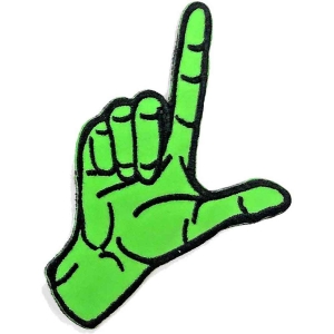 Yungblud - Finger Point Woven Patch in the group MERCHANDISE / Patch / Pop-Rock at Bengans Skivbutik AB (5538630)