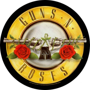 Guns N Roses - Bullet Logo Back Patch in the group MERCHANDISE / Merch / Hårdrock at Bengans Skivbutik AB (5538635)