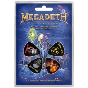 Megadeth - Rust In Peace Plectrum Pack in the group MERCHANDISE / Merch / Hårdrock at Bengans Skivbutik AB (5538649)