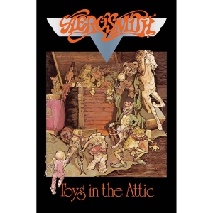 Aerosmith - Toys In The Attic Textile Poster in the group MERCHANDISE / Merch / Hårdrock at Bengans Skivbutik AB (5538675)