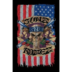 Guns N Roses - Flag Textile Poster in the group MERCHANDISE / Merch / Hårdrock at Bengans Skivbutik AB (5538708)