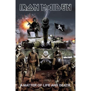 Iron Maiden - A Matter Of Life And Death Textile Poster in the group MERCHANDISE / Merch / Hårdrock at Bengans Skivbutik AB (5538715)