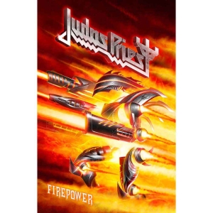 Judas Priest - Firepower Textile Poster in the group MERCHANDISE / Merch / Hårdrock at Bengans Skivbutik AB (5538721)