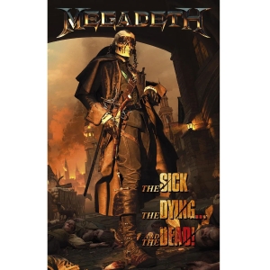 Megadeth - The Sick, The Dying And The Dead Textile Poster in the group MERCHANDISE / Merch / Hårdrock at Bengans Skivbutik AB (5538735)