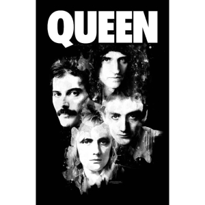 Queen - Faces Textile Poster in the group MERCHANDISE / Merch / Pop-Rock at Bengans Skivbutik AB (5538760)