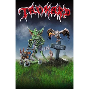 Tankard - One Foot In The Grave Textile Poster in the group MERCHANDISE / Merch / Hårdrock at Bengans Skivbutik AB (5538770)