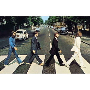 The Beatles - Abbey Road Textile Poster in the group MERCHANDISE / Merch / Pop-Rock at Bengans Skivbutik AB (5538774)