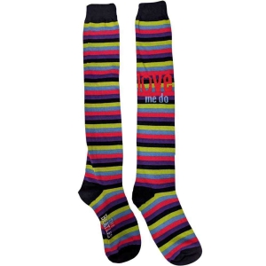 The Beatles - Love Me Do Lady Multi Knee Socks in the group MERCHANDISE /  /  at Bengans Skivbutik AB (5538791)