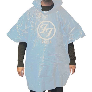 Foo Fighters - Black Ff Uni Wht Poncho:One Size in the group MERCHANDISE / Merch / Pop-Rock at Bengans Skivbutik AB (5538811)