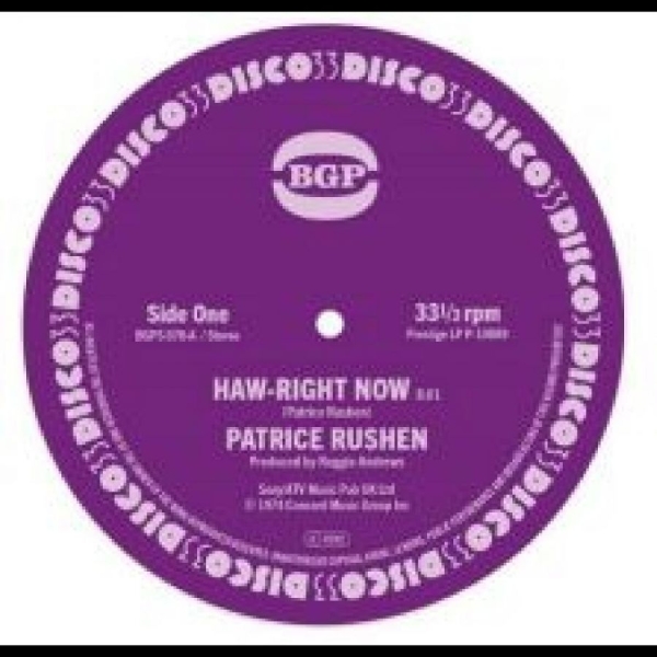Rushen Patrice - Haw-Right Now / Kickin' Back in the group VINYL / Bestsellers at Bengans Skivbutik AB (5538832)