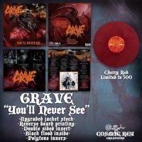 Grave - Youll Never See (Cherry Red Vinyl L in the group VINYL / Upcoming releases / Hårdrock at Bengans Skivbutik AB (5539137)