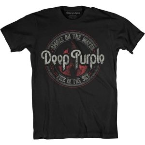 Deep Purple - Smoke Circle Uni Bl    in the group MERCHANDISE / T-shirt / Hårdrock at Bengans Skivbutik AB (5539449r)