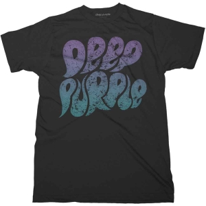 Deep Purple - Bubble Logo Uni Bl    in the group MERCHANDISE / T-shirt / Hårdrock at Bengans Skivbutik AB (5539450r)