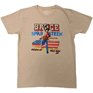 Bruce Springsteen - Born In The Usa '85 Uni Sand    S in the group MERCHANDISE / T-shirt / Nyheter / Pop-Rock at Bengans Skivbutik AB (5540642r)