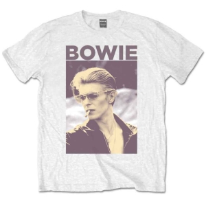 David Bowie - Smoking Uni Wht    S in the group MERCHANDISE / T-shirt / Nyheter / Pop-Rock at Bengans Skivbutik AB (5541271)
