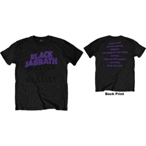 Black Sabbath - Masters Of Reality Album Uni Bl    M in the group MERCHANDISE / T-shirt / Nyheter / Hårdrock at Bengans Skivbutik AB (5541497)