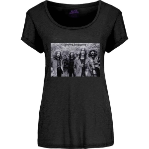 Black Sabbath - Group Shot Scoop Lady Bl    S in the group MERCHANDISE / T-shirt / Heavy Metal at Bengans Skivbutik AB (5541505r)