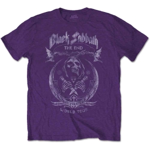 Black Sabbath - The End Mushroom Cloud Uni Purp S in the group MERCHANDISE / T-shirt / Heavy Metal at Bengans Skivbutik AB (5541508r)