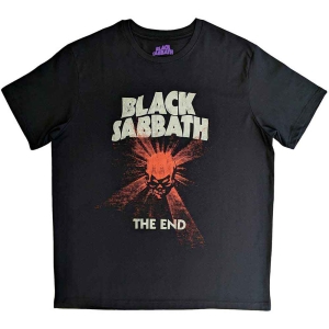 Black Sabbath - The End Skull Shine Uni Bl    S in the group MERCHANDISE / T-shirt / Heavy Metal at Bengans Skivbutik AB (5541509r)