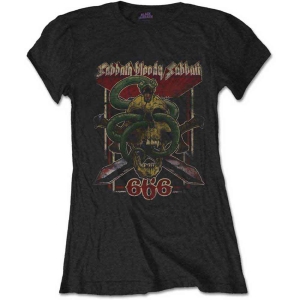 Black Sabbath - Bloody Sabbath 666 Lady Bl    S in the group MERCHANDISE / T-shirt / Nyheter / Hårdrock at Bengans Skivbutik AB (5541511r)