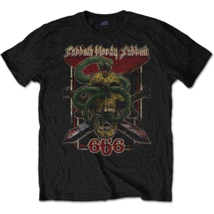 Black Sabbath - Bloody Sabbath 666 Uni Bl    S in the group MERCHANDISE / T-shirt / Heavy Metal at Bengans Skivbutik AB (5541512r)