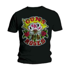Guns N Roses - Cards Uni Bl in the group MERCHANDISE / T-shirt / Heavy Metal at Bengans Skivbutik AB (5542200r)