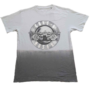 Guns N Roses - Tonal Bullet Uni Grey Dip-Dye    S in the group MERCHANDISE / T-shirt / Nyheter / Hårdrock at Bengans Skivbutik AB (5542243r)