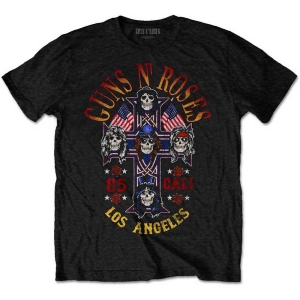 Guns N Roses - Cali '85 Uni Bl    S in the group MERCHANDISE / T-shirt / Heavy Metal at Bengans Skivbutik AB (5542244r)