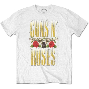 Guns N Roses - Big Guns Uni Wht  1Xl in the group MERCHANDISE / T-shirt / Nyheter / Hårdrock at Bengans Skivbutik AB (5542267r)