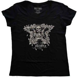 Guns N Roses - Skeleton Guns Lady Bl    S in the group MERCHANDISE / T-shirt / Nyheter / Hårdrock at Bengans Skivbutik AB (5542268r)