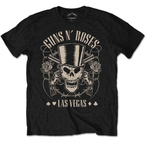 Guns N Roses - Top Hat Skull & Pistols Lv Uni Bl    S in the group MERCHANDISE / T-shirt / Heavy Metal at Bengans Skivbutik AB (5542270r)