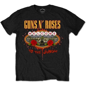 Guns N Roses - Welcome To The Jungle Lv Uni Bl    S in the group MERCHANDISE / T-shirt / Nyheter / Hårdrock at Bengans Skivbutik AB (5542272r)