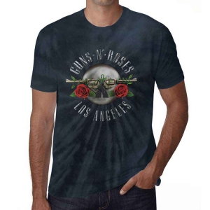 Guns N Roses - Los Angeles Uni Bl Dip-Dye    S in the group MERCHANDISE / T-shirt / Heavy Metal at Bengans Skivbutik AB (5542307r)