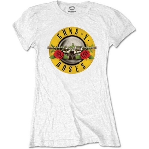 Guns N Roses - Packaged Classic Logo Lady Wht    S in the group MERCHANDISE / T-shirt / Nyheter / Hårdrock at Bengans Skivbutik AB (5542315r)