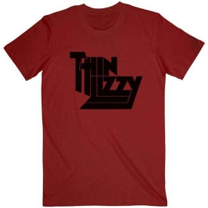Thin Lizzy - Logo Uni Red  2Xl in the group MERCHANDISE / T-shirt / Nyheter / Pop-Rock at Bengans Skivbutik AB (5542322)