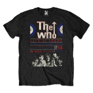 The Who - Live At Leeds '70 Uni Bl Eco    S in the group MERCHANDISE / T-shirt / Nyheter / Pop-Rock at Bengans Skivbutik AB (5542573r)