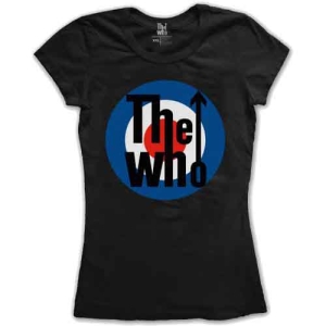 The Who - Target Classic Lady Bl    S in the group MERCHANDISE / T-shirt / Nyheter / Pop-Rock at Bengans Skivbutik AB (5542583r)