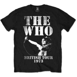 The Who - British Tour 1973 Uni Bl    S in the group MERCHANDISE / T-shirt / Pop-Rock at Bengans Skivbutik AB (5542587r)