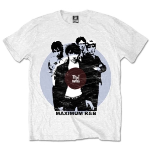 The Who - Maximum R&B Uni Wht    S in the group MERCHANDISE / T-shirt / Nyheter / Pop-Rock at Bengans Skivbutik AB (5542594r)
