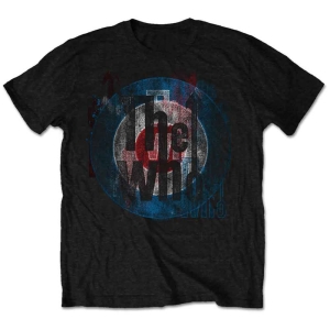 The Who - Target Texture Uni Bl    S in the group MERCHANDISE / T-shirt / Pop-Rock at Bengans Skivbutik AB (5542595r)