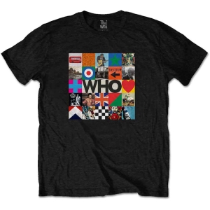 The Who - 5X5 Blocks Uni Bl    S in the group MERCHANDISE / T-shirt / Pop-Rock at Bengans Skivbutik AB (5542607r)