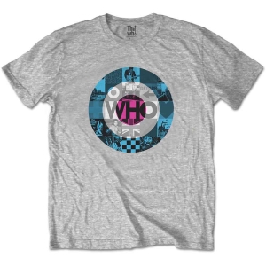The Who - Target Blocks Uni Grey    S in the group MERCHANDISE / T-shirt / Pop-Rock at Bengans Skivbutik AB (5542608r)
