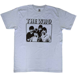 The Who - Band Photo Frame Uni Blue    S in the group MERCHANDISE / T-shirt / Nyheter / Pop-Rock at Bengans Skivbutik AB (5542616r)