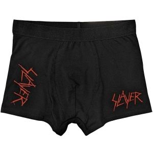 Slayer - Scratchy Logo Uni Bl Boxers:  in the group MERCHANDISE / Merch / Hårdrock at Bengans Skivbutik AB (5542965r)