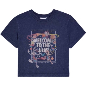 Space Jam 2 - Welcome To The Jam Lady Navy Crop Top:  in the group OTHER / Merchandise at Bengans Skivbutik AB (5543182r)