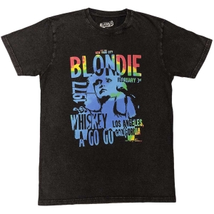 Blondie - Whiskey A Go Go Uni Bl in the group MERCHANDISE / T-shirt / Pop-Rock at Bengans Skivbutik AB (5543870r)