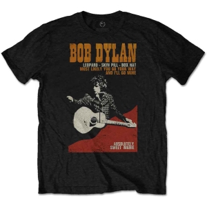 Bob Dylan - Sweet Marie Uni Bl in the group MERCHANDISE / T-shirt / Pop-Rock at Bengans Skivbutik AB (5543905r)