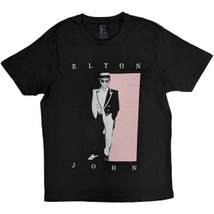 Elton John - Tux Photo Uni Bl in the group MERCHANDISE / T-shirt / Pop-Rock at Bengans Skivbutik AB (5543922r)