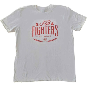 Foo Fighters - 100% Organic Uni Wht  in the group MERCHANDISE / T-shirt / Nyheter / Pop-Rock at Bengans Skivbutik AB (5543937r)